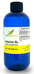 Herb-Science Liquid Vitamin B6 Drops Pyridoxine Alcohol Free - 8 Fl Oz - image 3