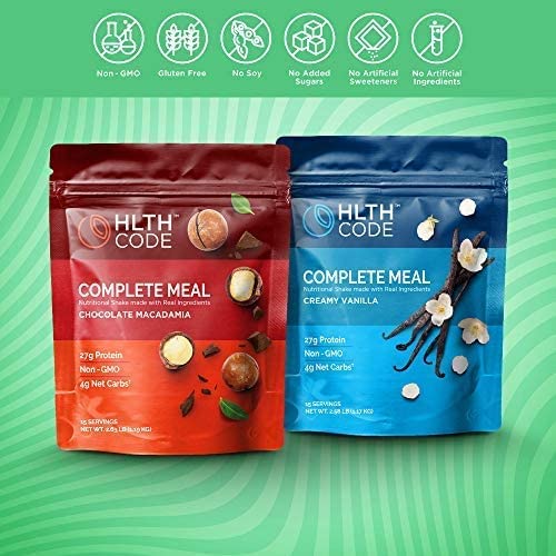 HLTH Code Complete Meal Replacement Shake Vanilla - 15 Servings - image 6