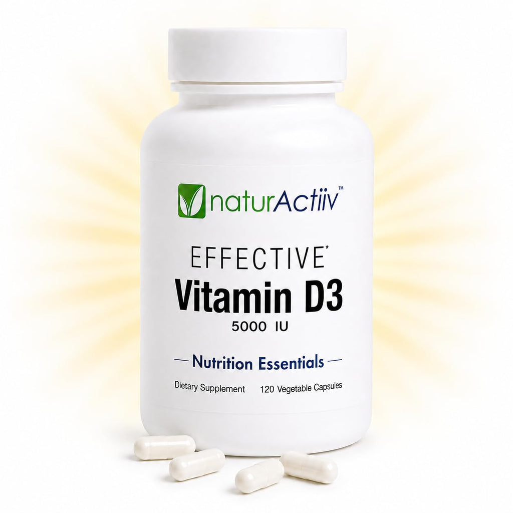 naturActiiv Organic Vitamin D3 5000 IU - 120 Capsules - image 8
