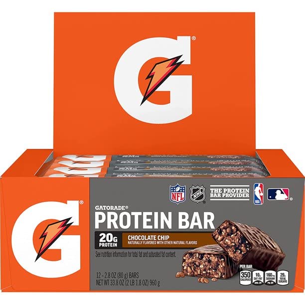Gatorade Whey Protein Recover Bars Chocolate Chip - 12 Pack - image 2