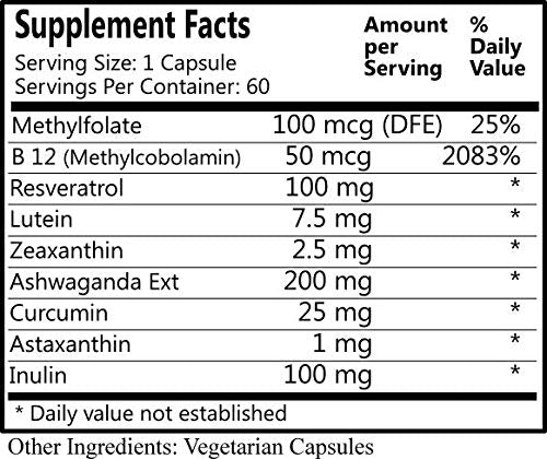 Daily Manufacturing Ageless Brain Supplement - 60 Vegetarian Capsules - image 3