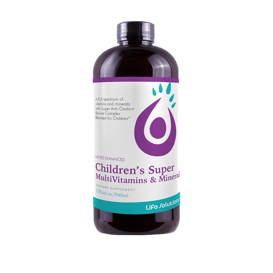 Life Solutions Wellness Children's Super Multivitamins Liquid - 32 Fl Oz