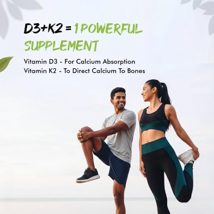 Generic Vitamin D3 600 IU + K2 MK7 Supplement - 30 Tablets - image 7