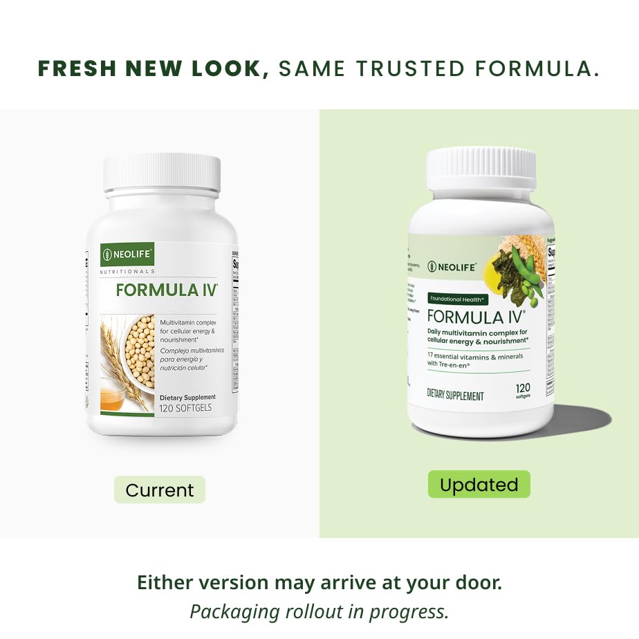 NeoLife Formula IV Multivitamin Softgels - 120 Softgels - image 6