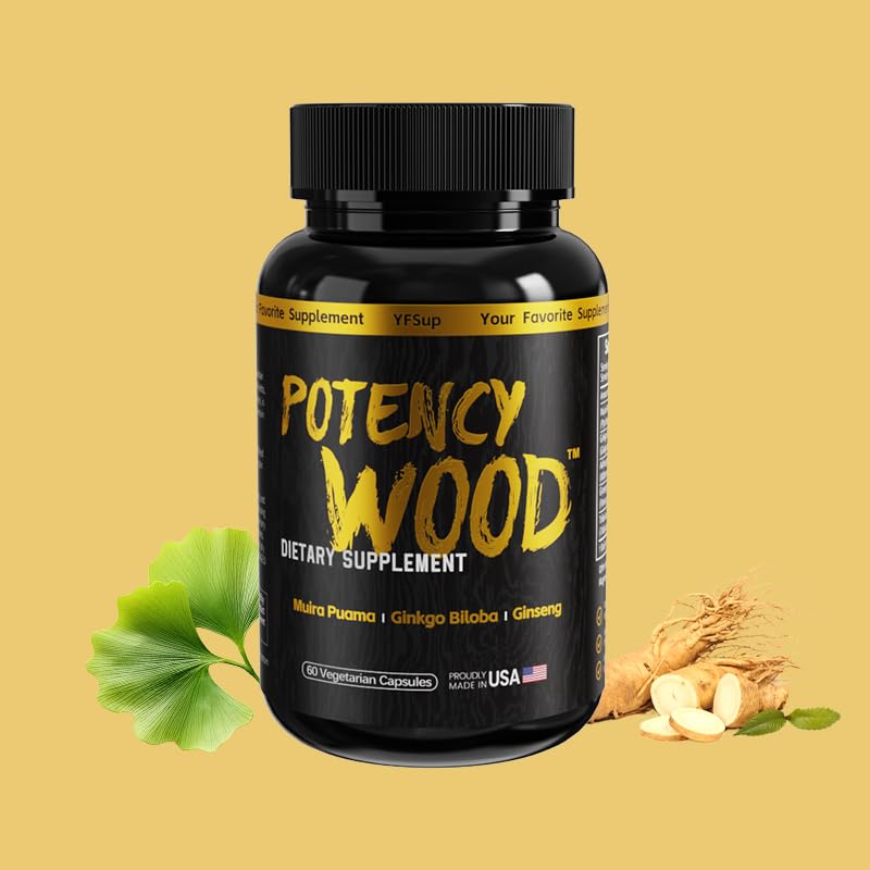 Potency Wood Ginseng Ashwagandha Gingko Tribulus - 60 Capsules - image 5