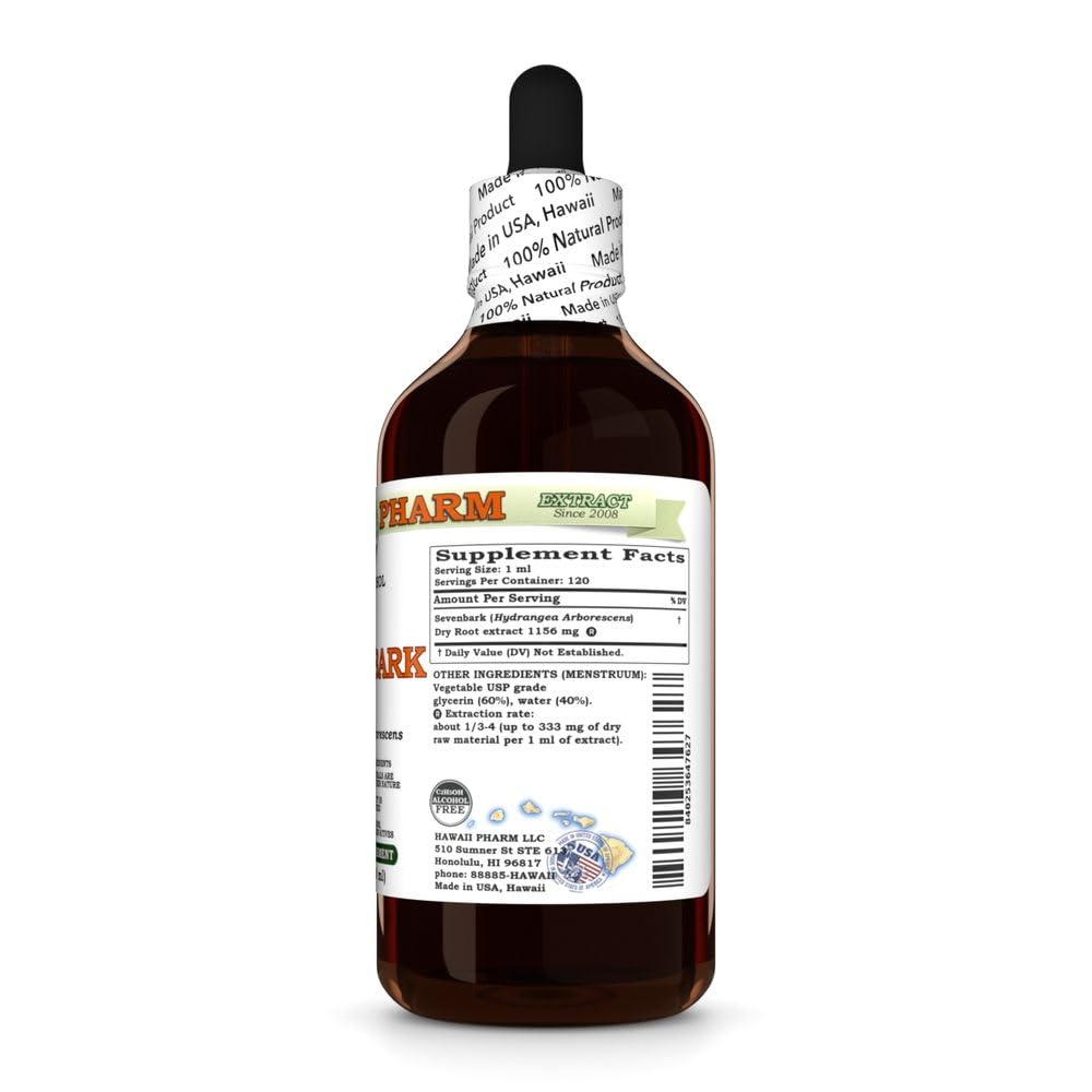 Hawaii Pharm Sevenbark Root Alcohol-Free Extract - 4 fl oz, 4-Pack - image 4
