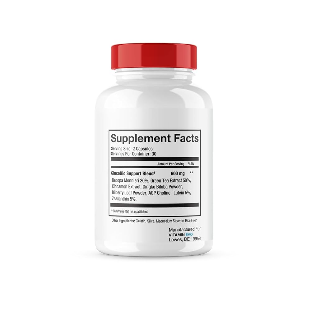 Vitamin Evo Glucobio Blood Support Capsules - 60 Capsules - image 2
