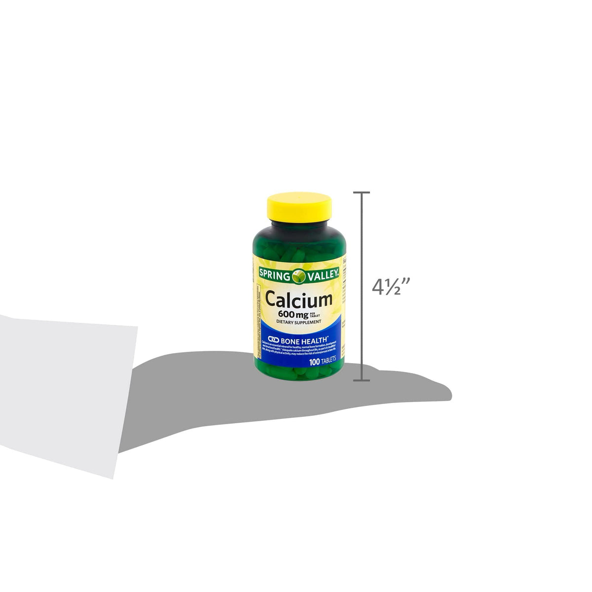 Generic Spring Valley Calcium 600mg Tablets for Bone Health - 300 Tablets - image 7