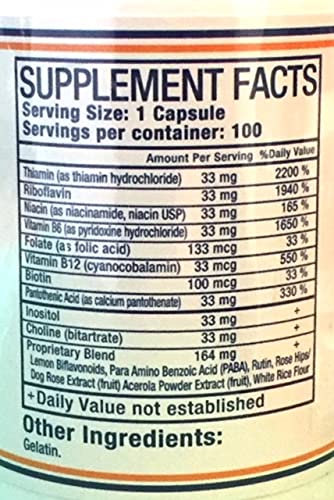 Pure Herbs Vitamin B Capsules - 100 Capsules - image 2