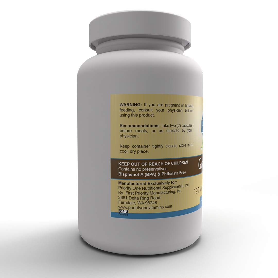 Priority One Gastri Gest Digestive Enzyme - 120 Vegetarian Capsules - image 5
