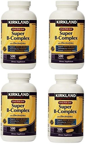 Kirkland Signature Super B-Complex with Electrolytes - 500 Tablets