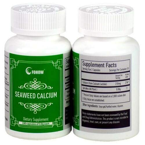 Fohow Seaweed Calcium Mineral Supplement - 1 Bottle - image 3