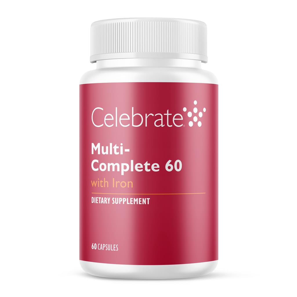 Celebrate Vitamins Multi-Complete Bariatric Multivitamin with Iron - 60 Capsules