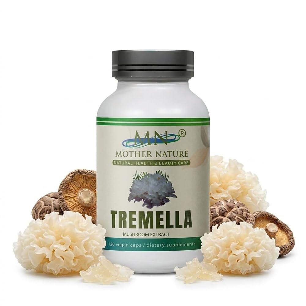 Mn Mother Nature Inc Tremella Mushroom Extract 1000mg - 120 Capsules