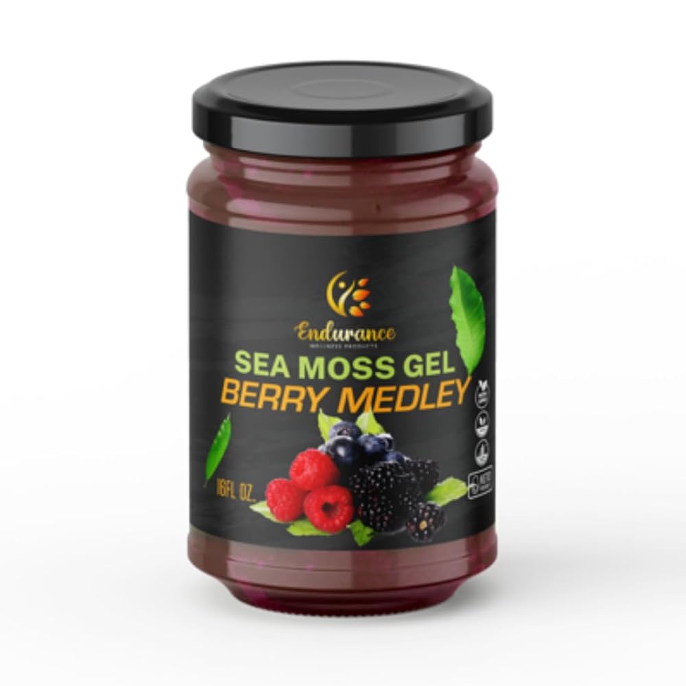 Endurance Wellness Products Sea Moss Gel Infused with Succulent