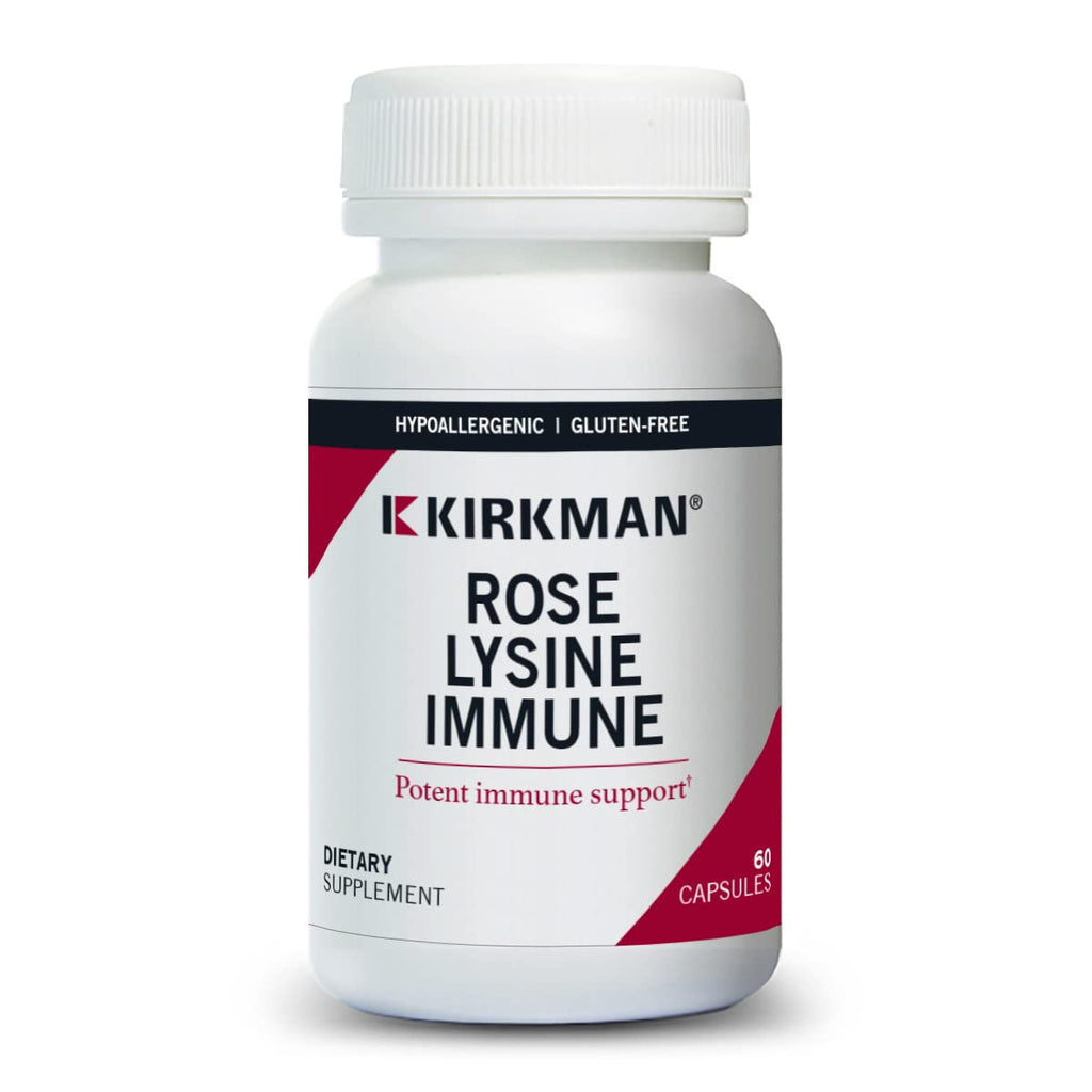 Kirkman Rose Lysine Immune - 60 Vegetarian Capsules