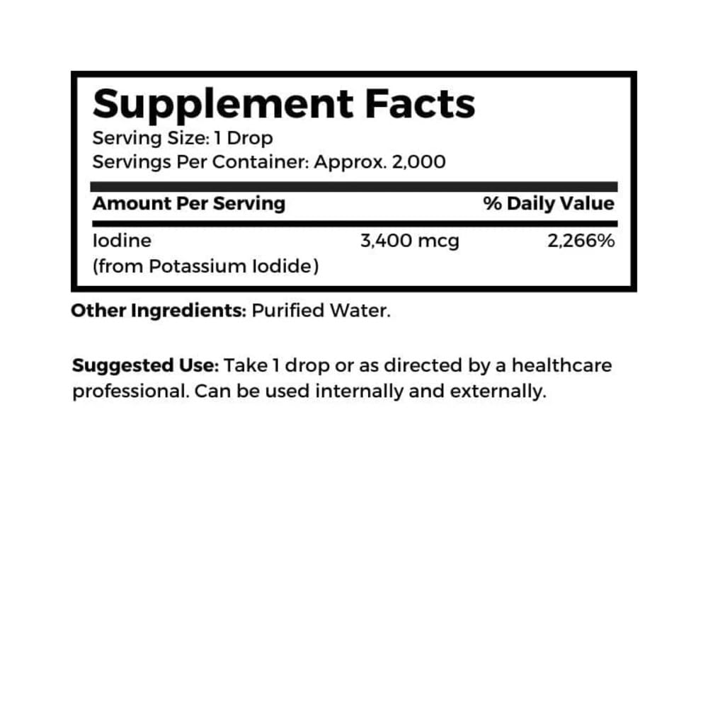 Dr Clark White Iodine Nascent Iodine Liquid - 4 Fl Oz - image 3