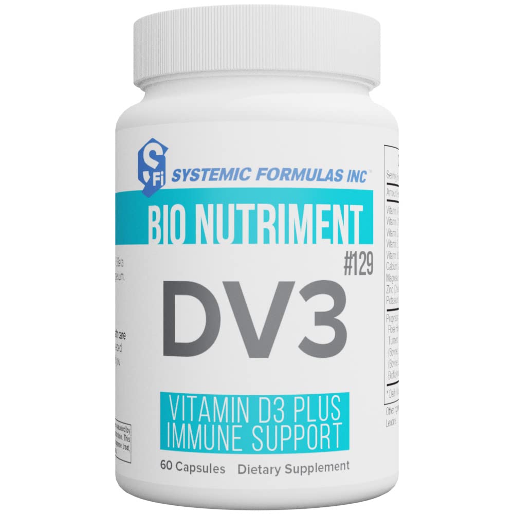 Systemic Formulas DV3 BioNutriment Vitamin D3 Plus - 60 Capsules