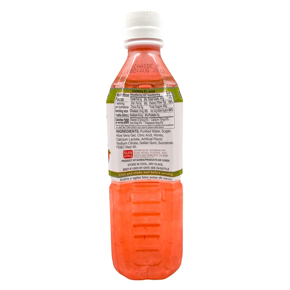 Parrot Brand Aloe Drink 16.9oz（Pack of 10）