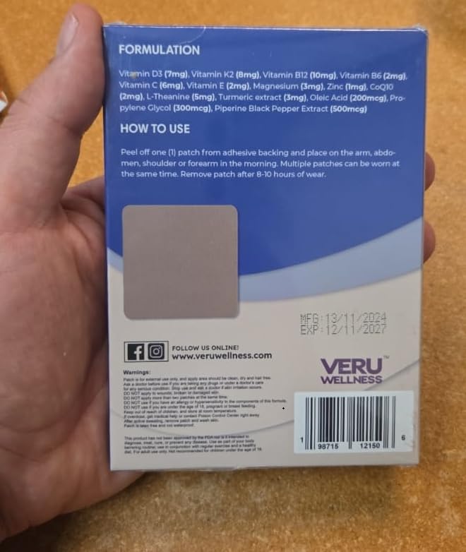 Veru Wellness Sleep Support Calcium Magnesium Adhesive Patches - 92 Count - image 5