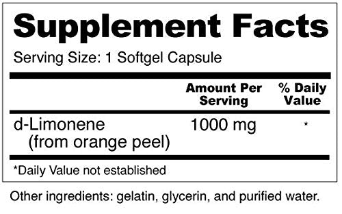 Wellness Resources d-Limonene 1000mg - 120 Capsules - image 4