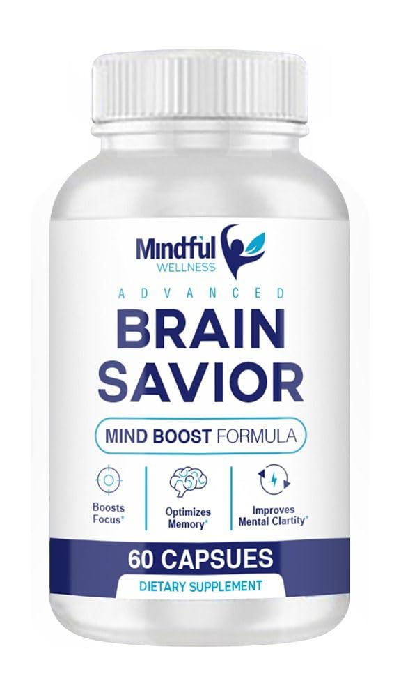 nutradash Brain Savior Mind Boost Formula - 60 Capsules