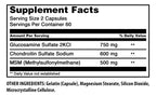 Amazing Nutrition Glucosamine Chondroitin MSM 1850 mg - 120 Capsules - image 2