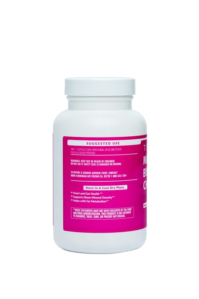 T.E. Neesby Magnesium Bisglycinate Chelate - 120 Vegetarian Capsules - image 2