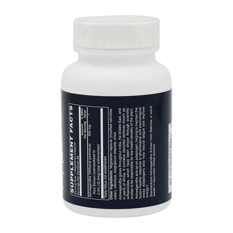 Netrition Ashwagandha Extract 500mg - 60 Vegetarian Capsules - image 4