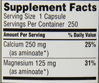 NutriBiotic Calcium Magnesium - 250 Capsules - image 5