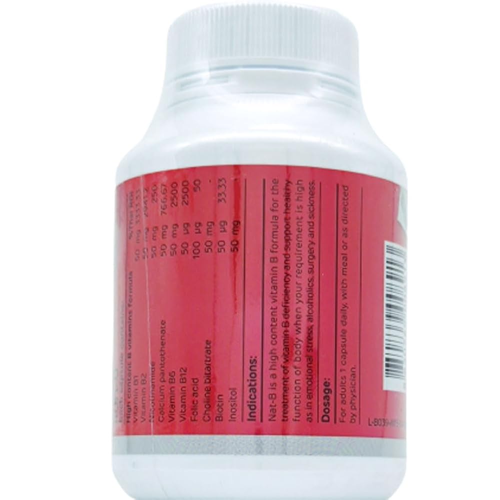 Mega We Care Nat B 100 Vitamin B Complex - 100 Capsules - image 5