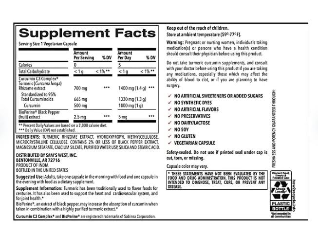MUNCHIE MIX Strength Turmeric Extract Vegetarian Capsules - 180 Count - image 4
