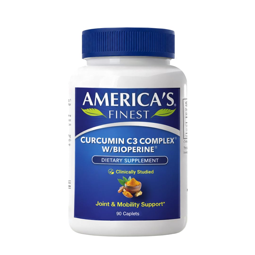 AFI Curcumin C3 Complex 500mg with BioPerine - 60 Vegetarian Capsules