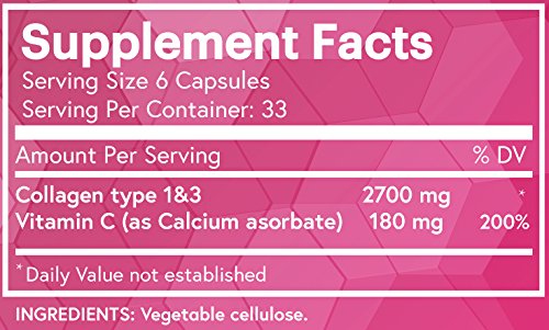 Na'trition Collagen Plus Vitamin C Capsules - 200 Capsules - image 2
