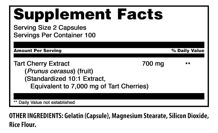 Amazing Formulas Tart Cherry Supplement