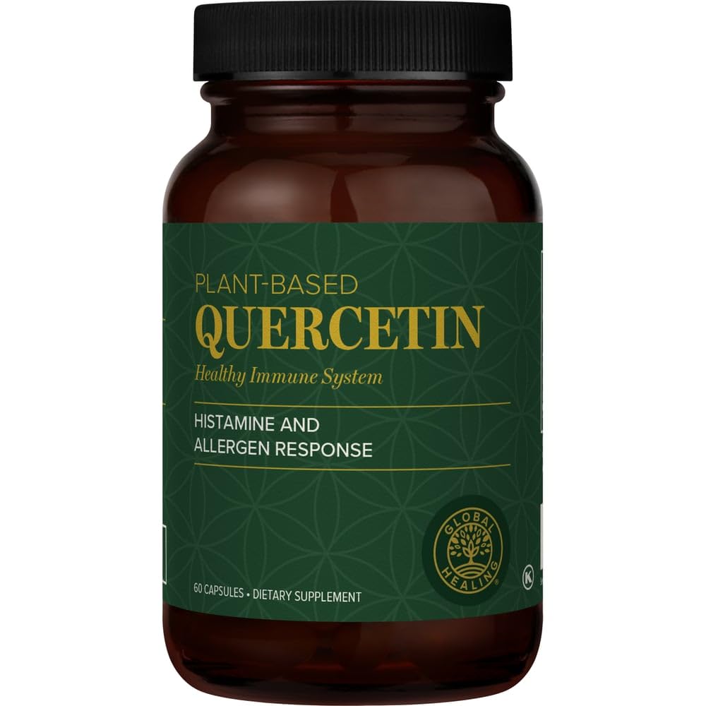 Global Healing Center Quercetin 250mg Immune Support - 60 Capsules