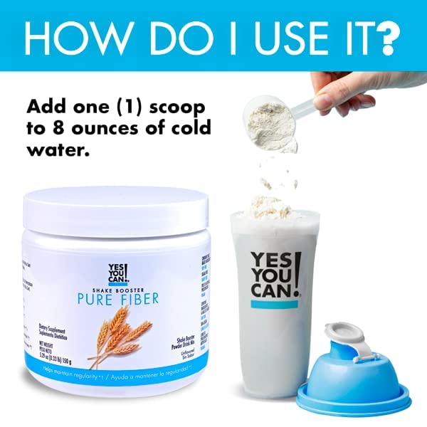 Yes You Can! Pure Fiber Shake Booster - 30 Servings - image 8