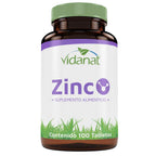 Vidanat Zinc 100 Tablets Immune Support - 60 Capsules