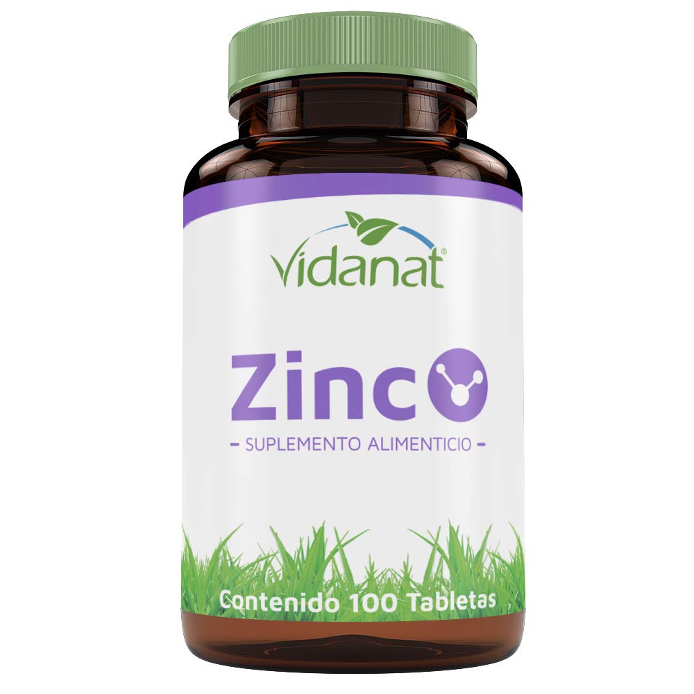 Vidanat Zinc 100 Tablets Immune Support - 60 Capsules