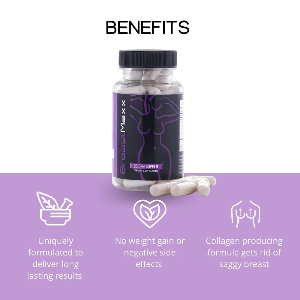 Breast Maxx Pills, Supplements for Women and Men, Target Your Curves - image 4