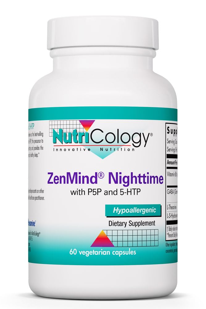 Allergy Research Group ZenMind Nighttime GABA 550 mg - 60 Capsules