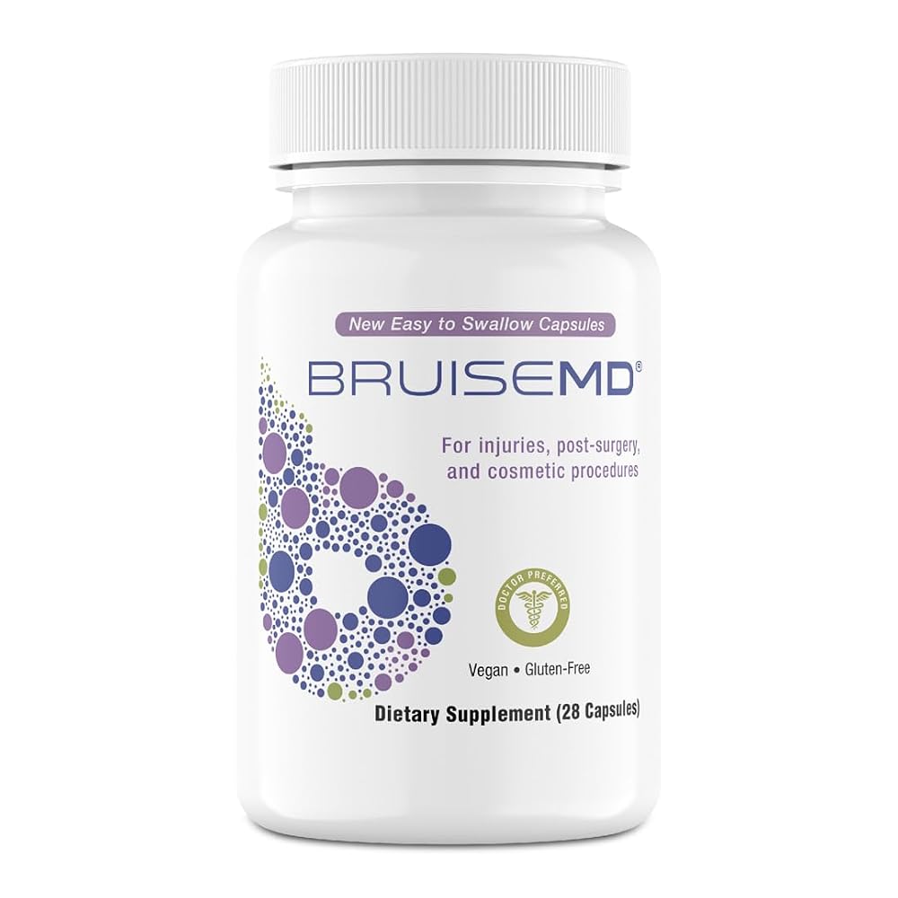 BruiseMD Bromelain 500 mg with Zinc & Vitamin C - 28 Capsules