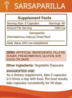 Secrets of the Tribe Sarsaparilla 60/120 Capsules