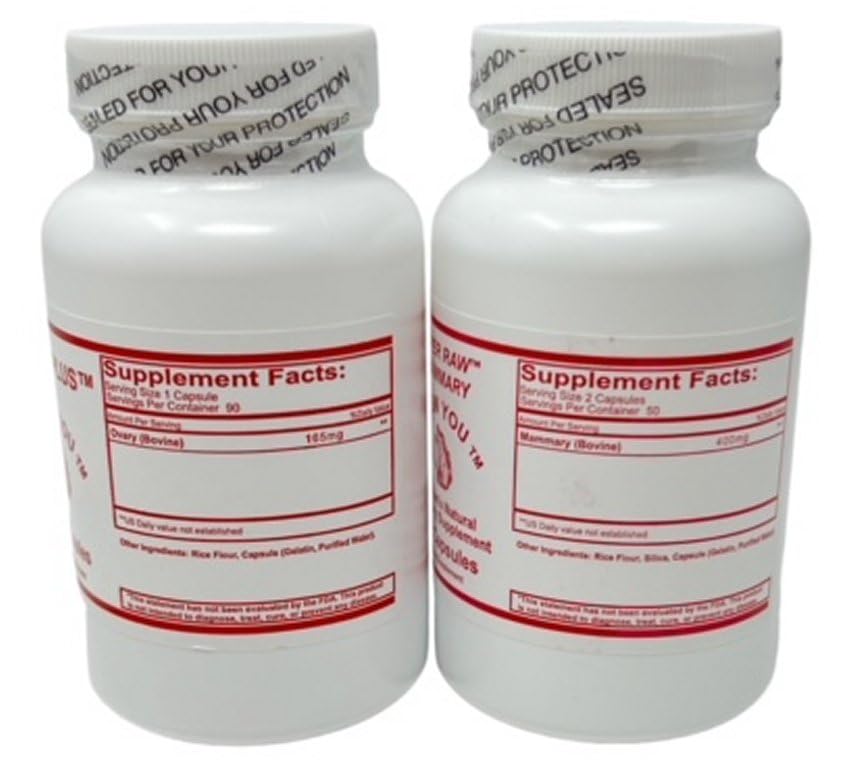 SOR, Inc. Ovary and Mammary Glandular Pills Two Pack - 190 Capsules - image 2