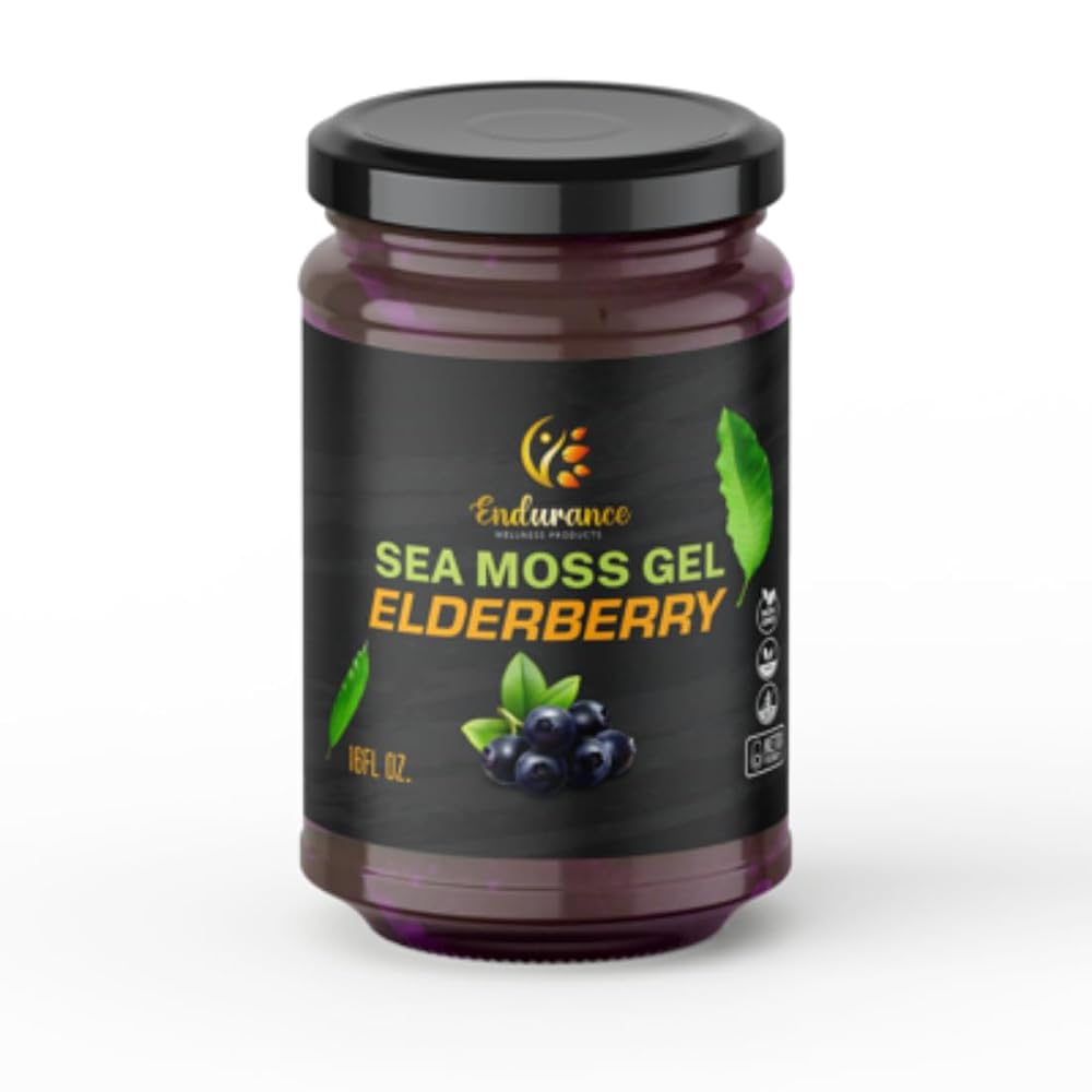 Endurance Wellness Products Sea Moss Gel Infused with Succulent