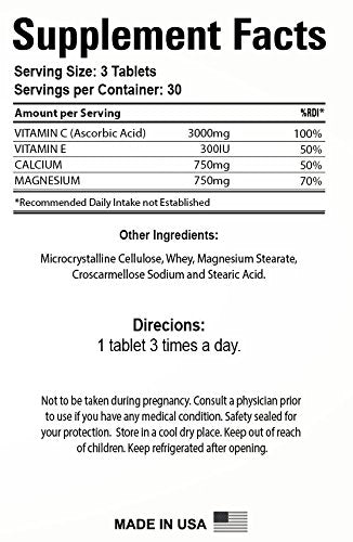 Organic Farms Vitamins Vitamin C with Vitamin E - 90 Tablets - image 2