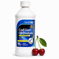 HealthA2Z Cod Liver Oil with Vitamins A, D & E - 16 Fl Oz