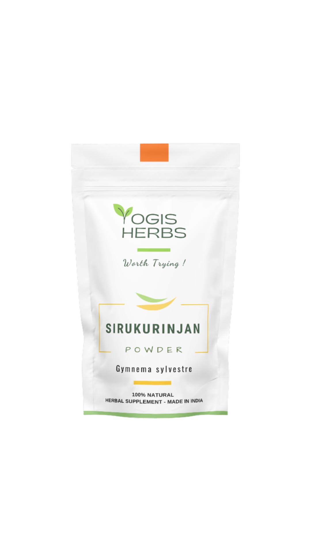 YOGIS HERBS Sirukurinjan Gymnema Sylvestre Powder - 16 Ounce