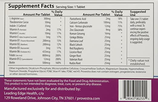 Leading Edge Health Provestra Female Libido Enhancement - 90 Tablets - image 2