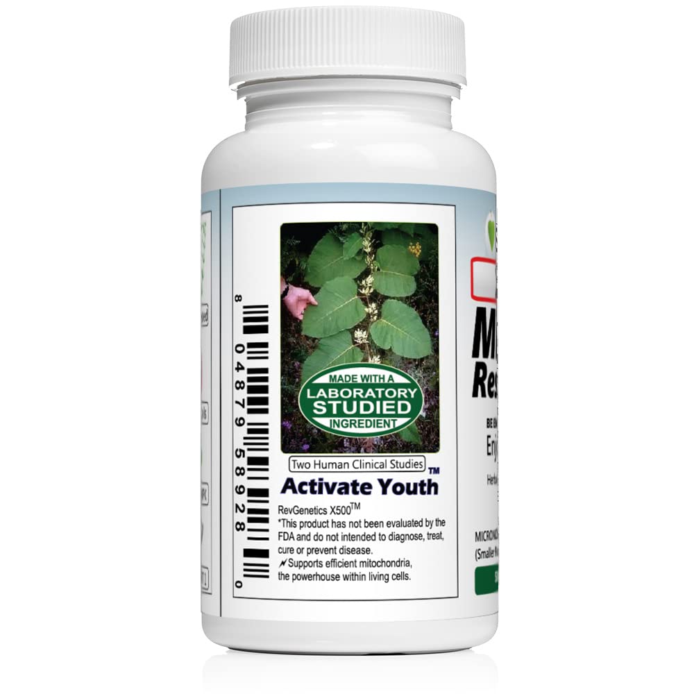 REVGENETICS X500 Pure Trans-Resveratrol 500mg - 60 Vegetarian Capsules - image 3